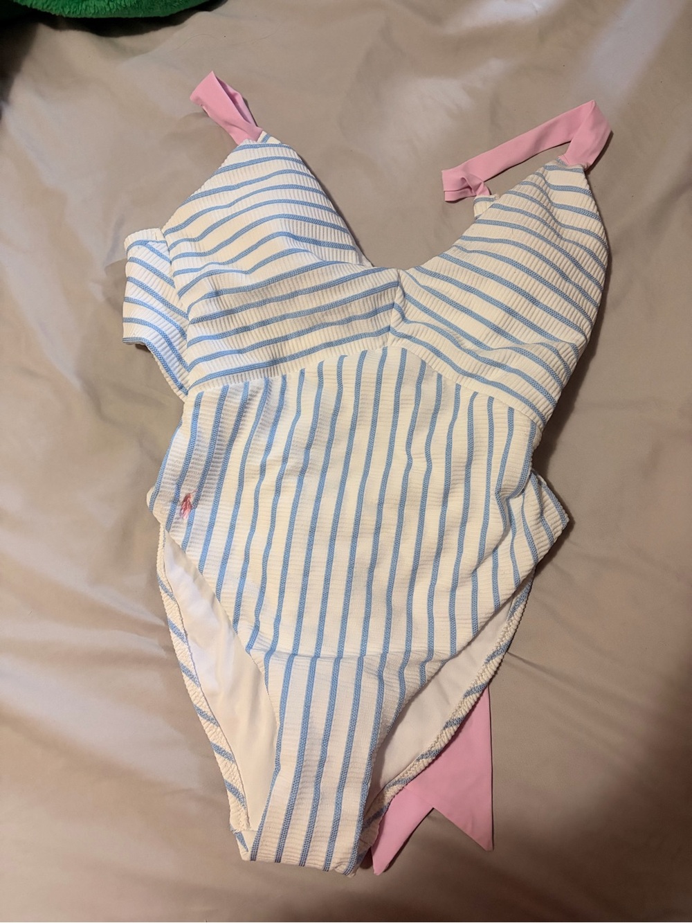 Striped Blue and White Ralph Lauren swimsuit